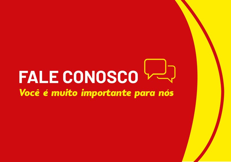 Fale Conosco — Você é muito importante para nós