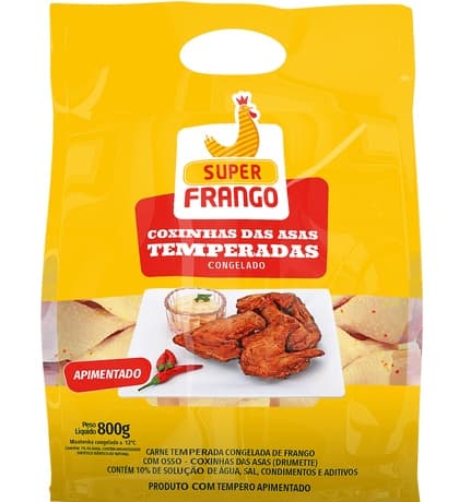 Coxinhas das asas – embalagem Saco Selado