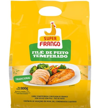 Filé de peito – embalagem Saco Selado