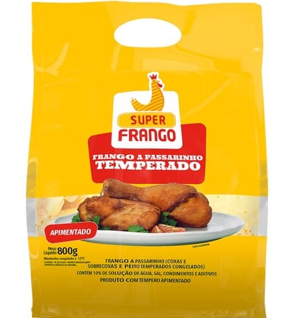 Frango a passarinho – embalagem Saco Selado