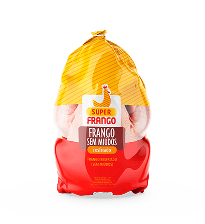 Frango sem Miúdos – embalagem Saco Grampeado