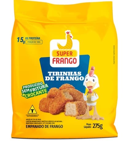 Tirinhas de Frango – embalagem Saco Selado 275g