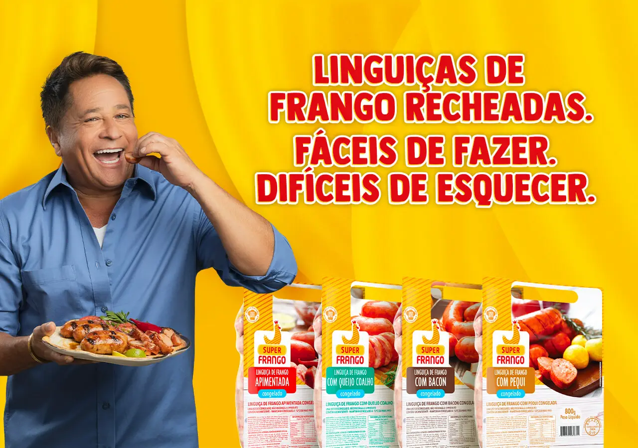 Linguiças de Frango Recheadas - SuperFrango